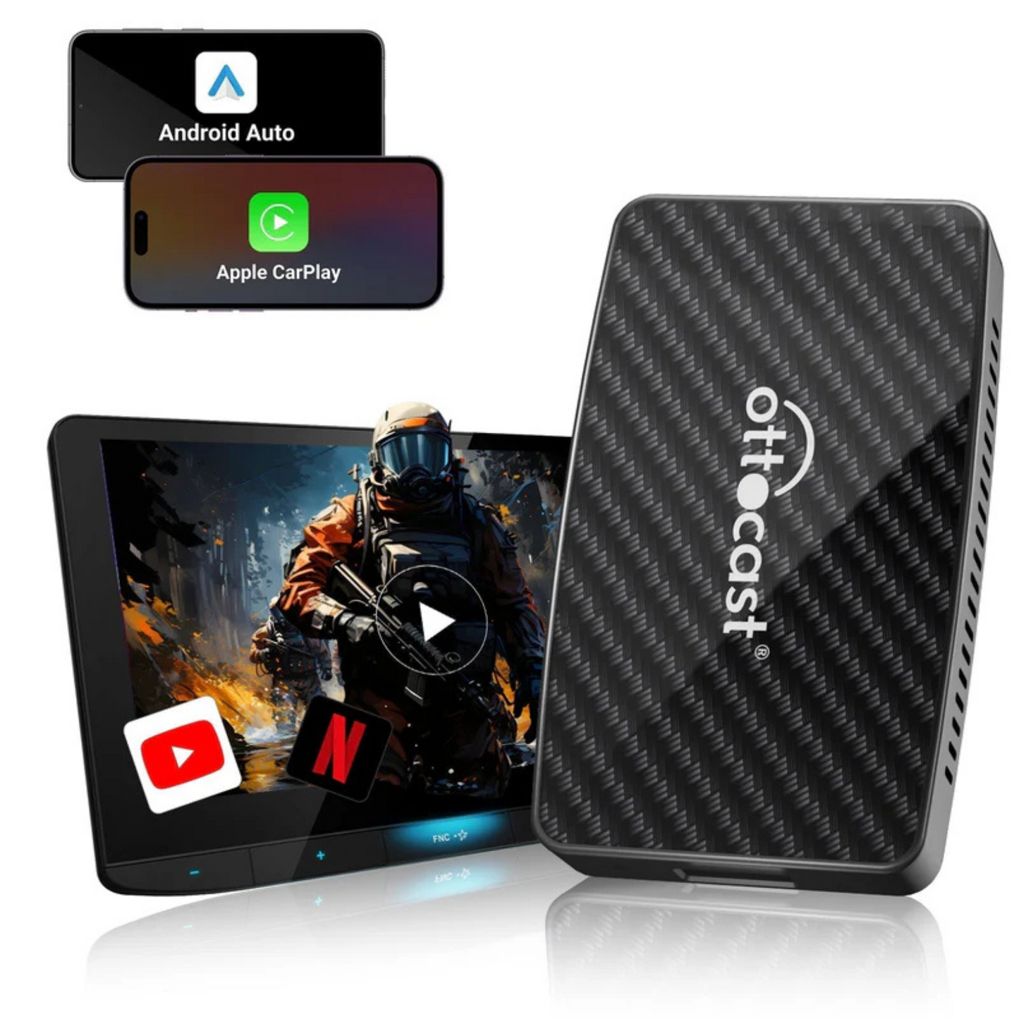 Play2Video Pro - Stream Netflix or YouTube & Wireless Adapter