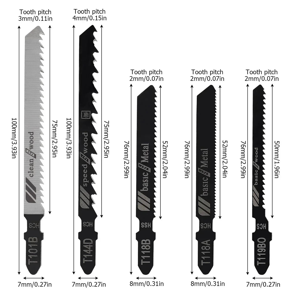 Jig Saw Blade Set Blade Wood Thin Metal