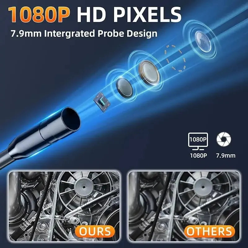 3inch IPS Screen 1080P Pipe Inspection Camera