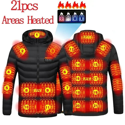 Heated Jacket Usb Winter Outdoor