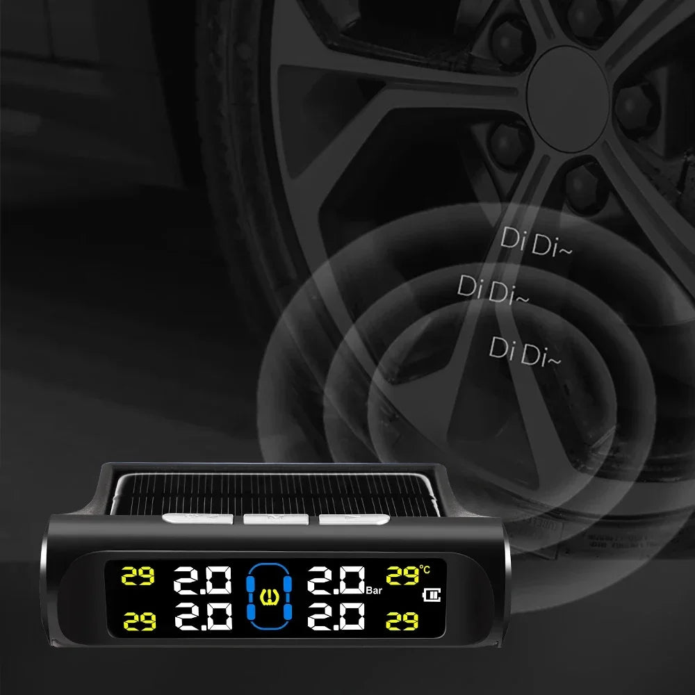 Intelligent TPMS Solar Tyre Pressure Monitoring System