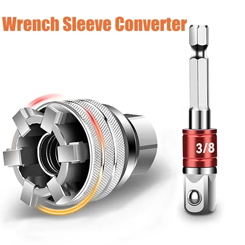 Universal Electric Wrench Sleeve Converter Fits