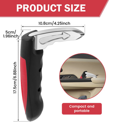 2 stuks autodeurassistentiehandgreep 2 in 1 multifunctionele voertuigondersteuningshandgreep
