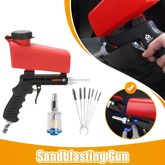 sandblasting gun sand blaster adjustable pneumatic blasting gun set