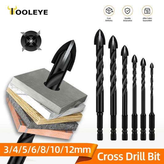 Cross Hex Drill Bit Set