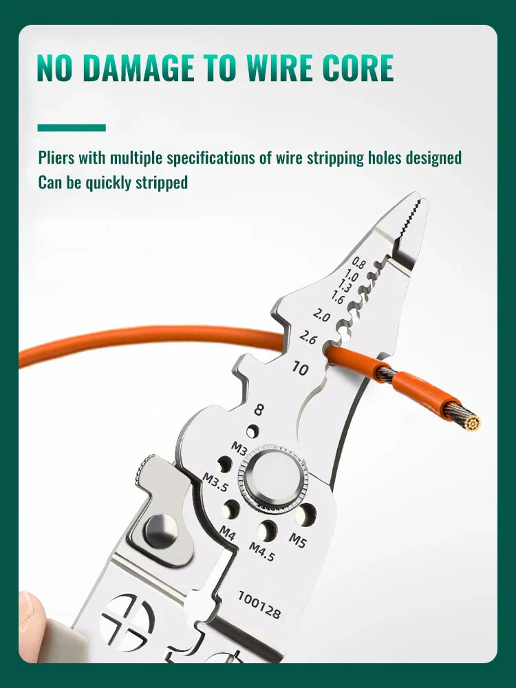 Crimper Cable Cutter Adjustable Automatic Wire Stripper