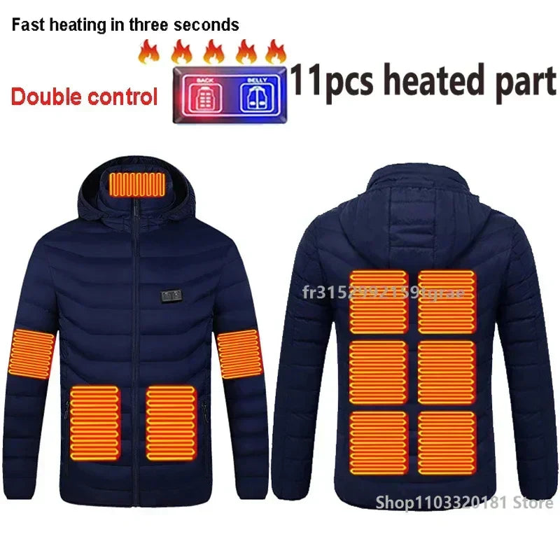 Heated Jacket Usb Winter Outdoor