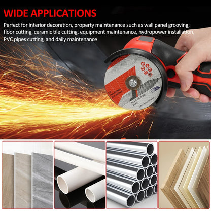 8V Mini Cordless Angle Grinder Rechargeable Grinding Tool