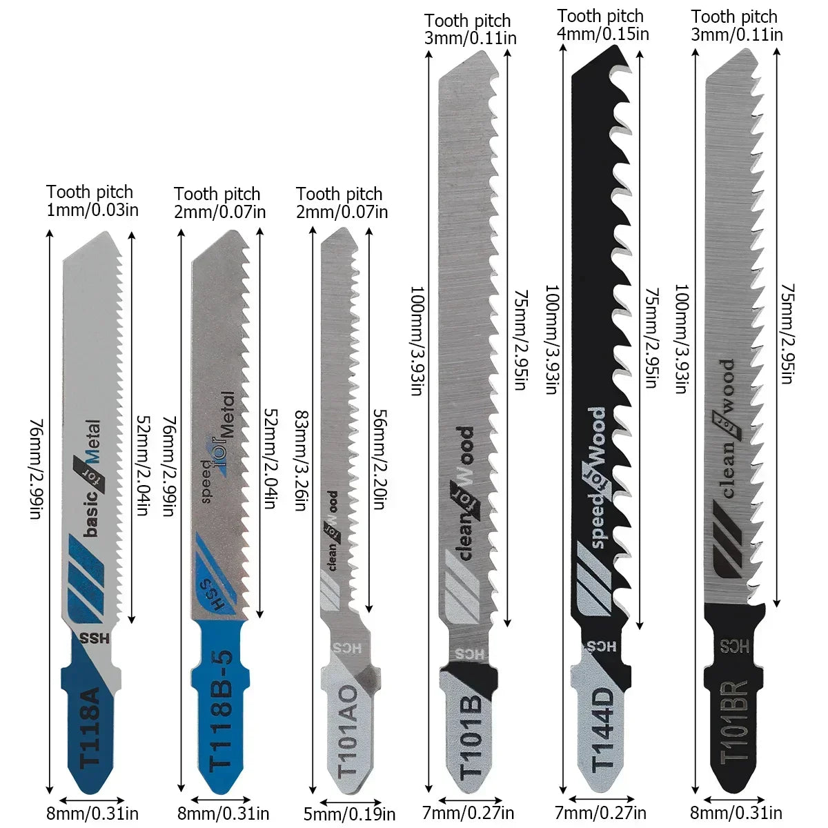 Jig Saw Blade Set Blade Wood Thin Metal