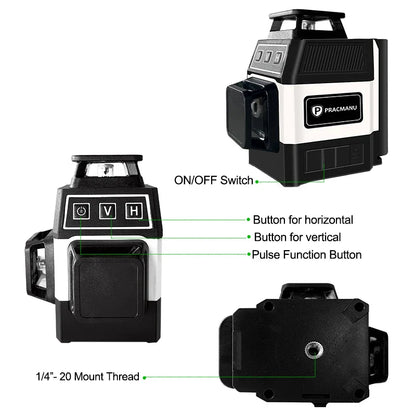 Mini Laser Level 12 Lines 3D level