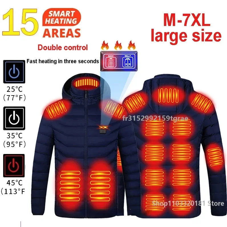 Heated Jacket Usb Winter Outdoor