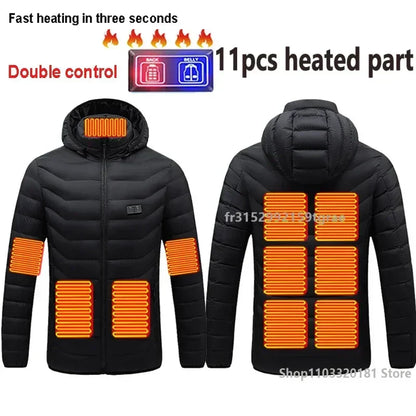 Heated Jacket Usb Winter Outdoor