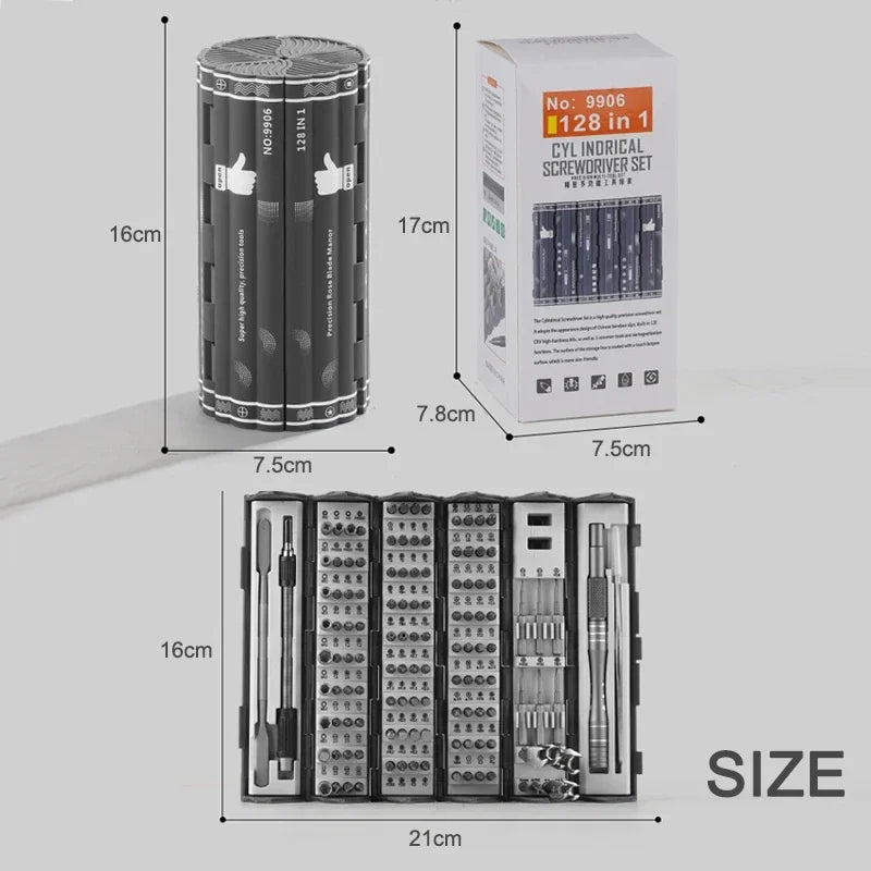 1 Portable Precision Hand Screw Drivers Kit