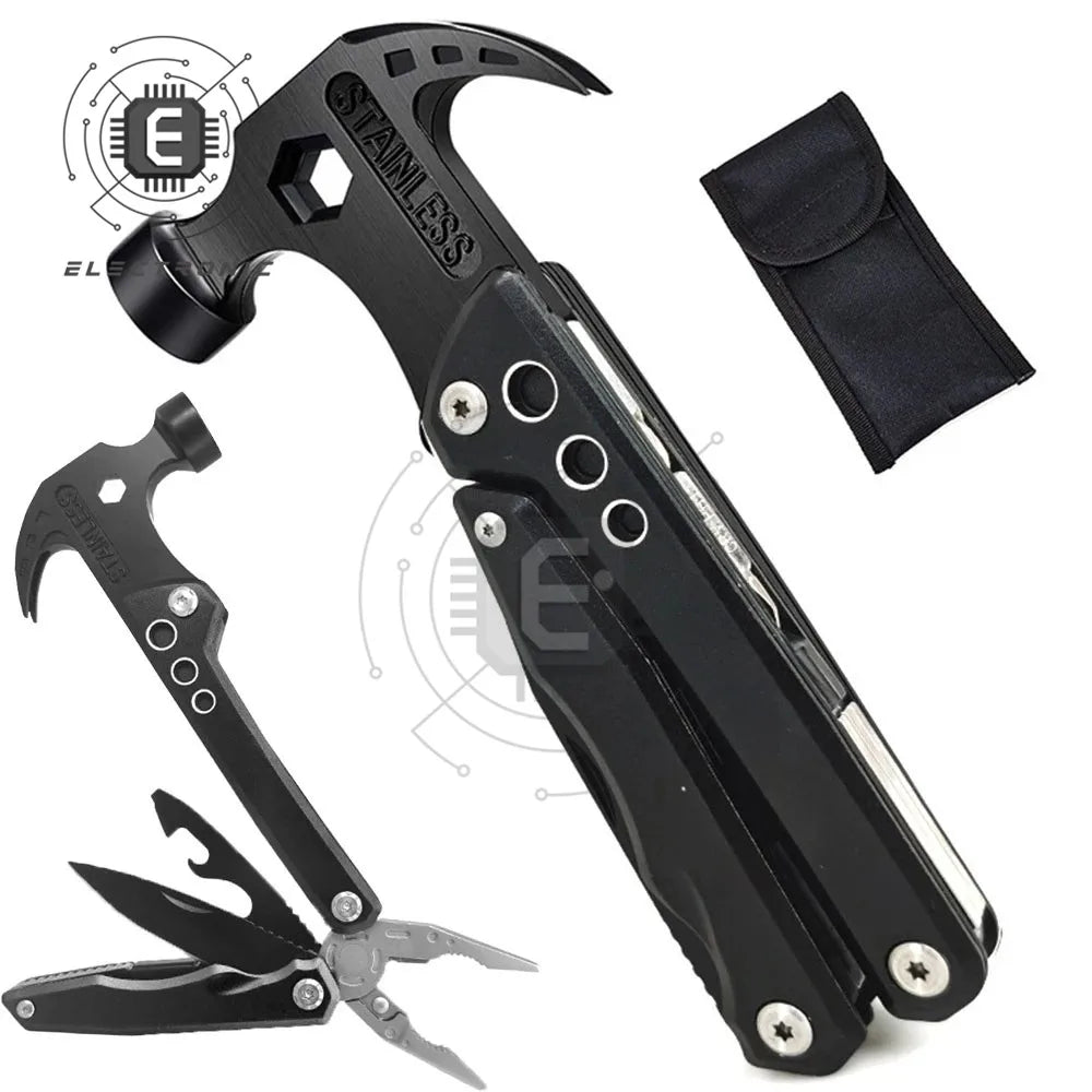 Multifunctional Pliers Multitool Claw Hammer Stainless Steel Tool