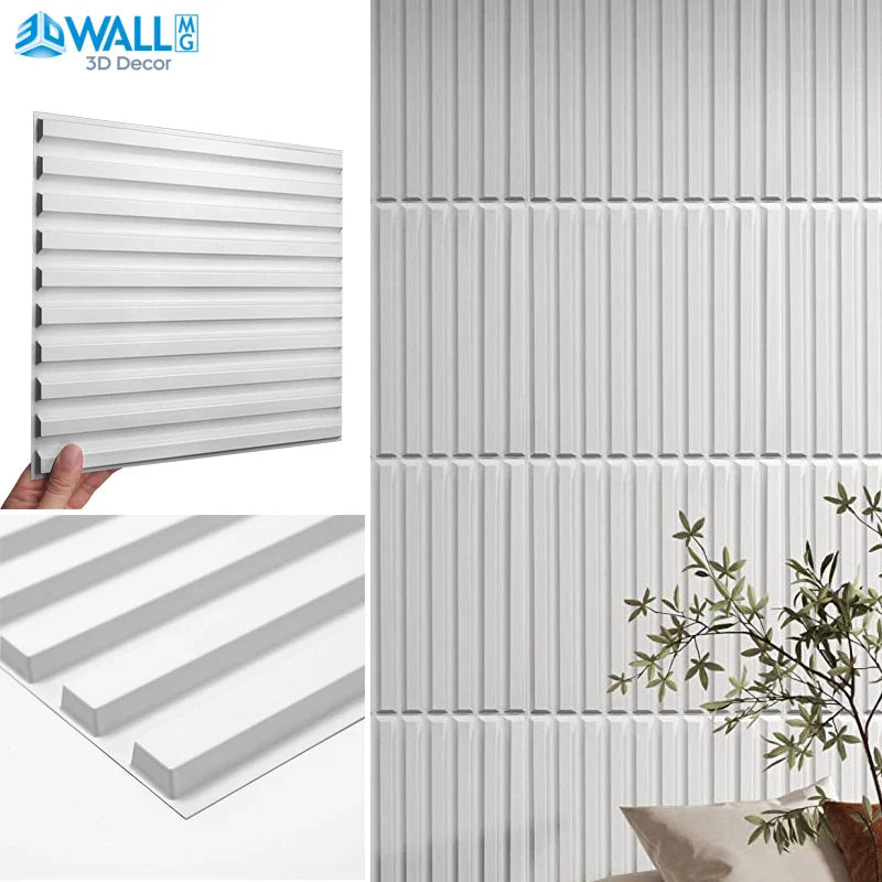 Wall panels 30x30cm Europe Fashion simple lines Decorative 3D