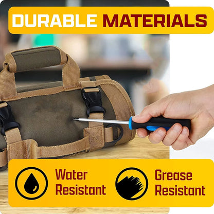 Multi-Purpose Hardware Tool Bag Professional Multi-Pocket Rolled