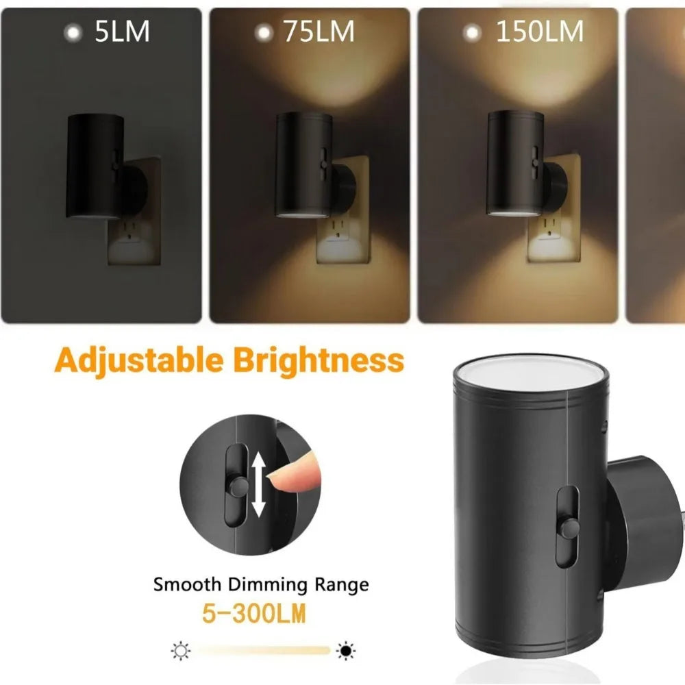 Dimmable Night Light Plug Into Wall