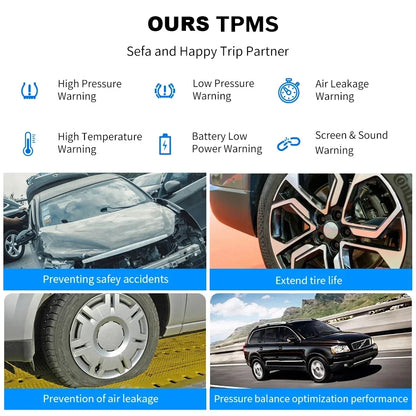 Intelligent TPMS Solar Tyre Pressure Monitoring System