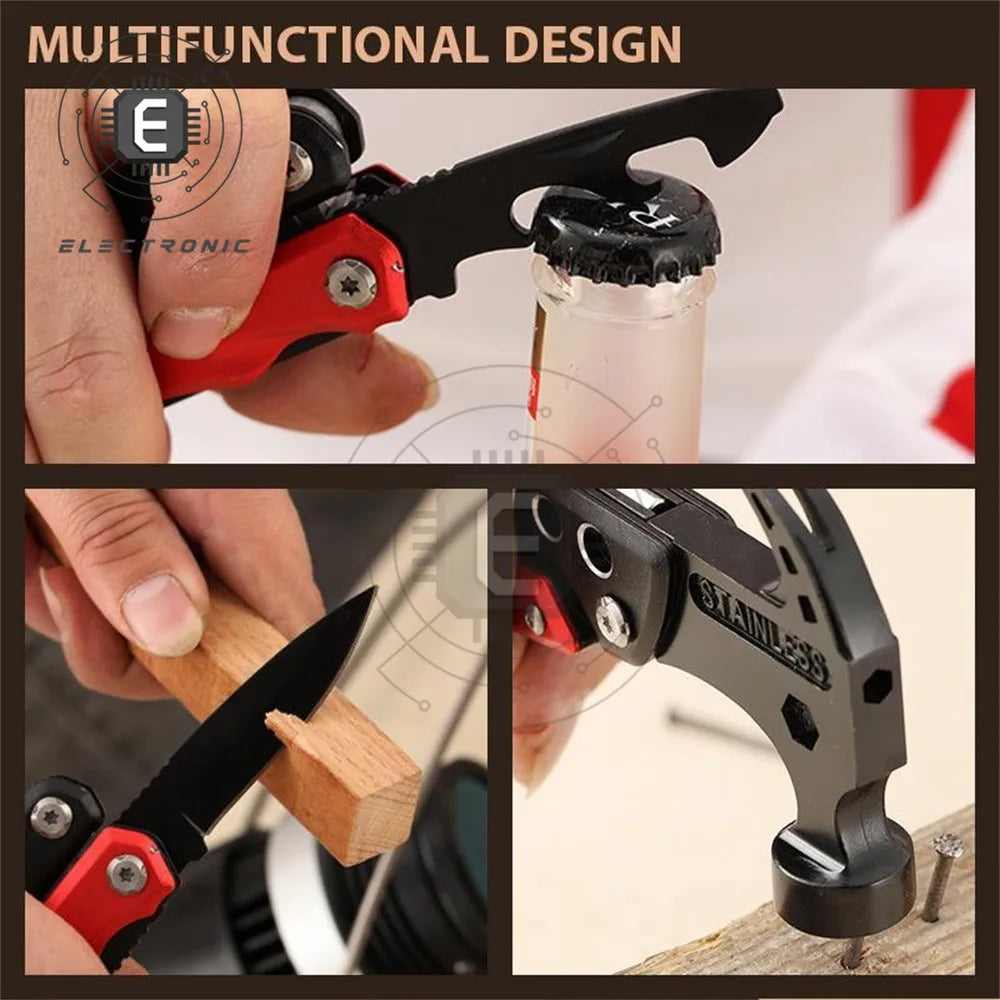 Multifunctional Pliers Multitool Claw Hammer Stainless Steel Tool